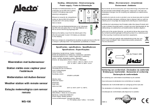 Manual Alecto WS-100 Estação meteorológica