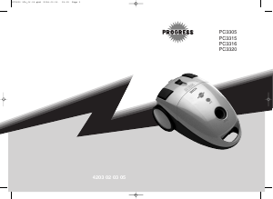 Manuale Progress PC3315 Aspirapolvere