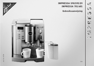 Handleiding Jura IMPRESSA S90 Koffiezetapparaat