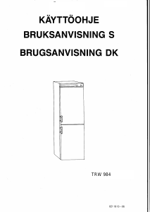Bruksanvisning Husqvarna QT102R Kyl-frys