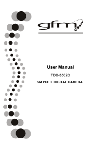 Manual GFM TDC-5502C Digital Camera