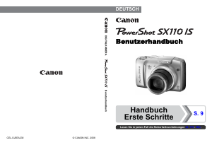 Bedienungsanleitung Canon PowerShot SX110 IS Digitalkamera