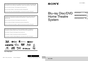 Manual de uso Sony BDV-E880 Sistema de home cinema