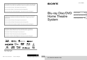 Mode d’emploi Sony BDV-E380 Système home cinéma