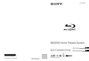 Mode d’emploi Sony BDV-IT1000 Système home cinéma