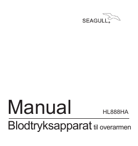 Brugsanvisning Seagull HL888HA Blodtryksmåler