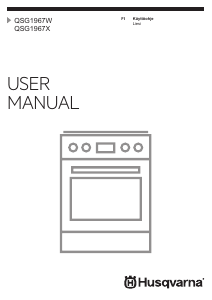 Käyttöohje Husqvarna QSG1967W Liesi