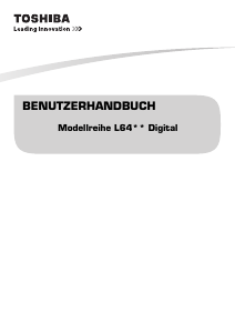 Bedienungsanleitung Toshiba 32L6463 LED fernseher