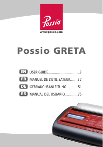 Manual Possio Greta Fax Machine