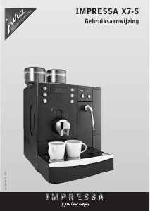 Handleiding Jura IMPRESSA X7-S Koffiezetapparaat