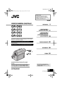 Manuale JVC GR-D23 Videocamera