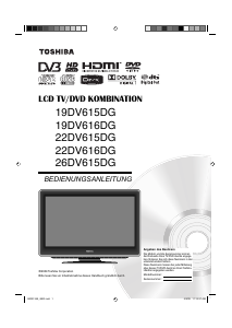 Bedienungsanleitung Toshiba 19DV665G LCD fernseher