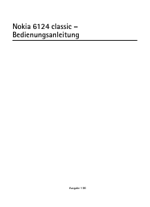 Bedienungsanleitung Nokia 6124 Classic Handy