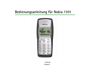 Bedienungsanleitung Nokia 1101 Handy