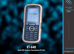 Bedienungsanleitung Simvalley XT-640 Handy