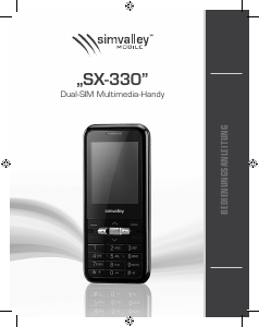 Bedienungsanleitung Simvalley SX-330 Handy