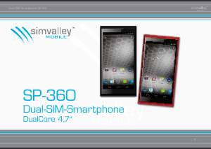 Bedienungsanleitung Simvalley SP-360 Handy