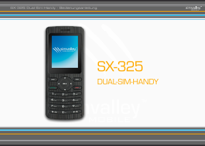 Bedienungsanleitung Simvalley SX-325 Handy