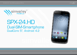 Bedienungsanleitung Simvalley SPX-24.HD Handy