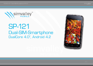 Bedienungsanleitung Simvalley SP-121 Handy
