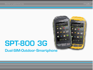 Bedienungsanleitung Simvalley SPT-800 3G Handy