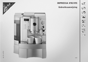 Bedienungsanleitung Jura IMPRESSA X90 Kaffeemaschine