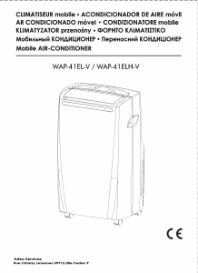 Manuale Equation WAP-41EL-V Condizionatore d’aria