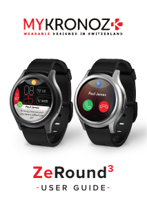 Handleiding MyKronoz ZeRound3 Smartwatch
