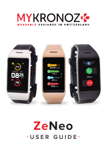 Handleiding MyKronoz ZeNeo Smartwatch