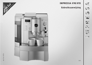 Handleiding Jura IMPRESSA X95 Koffiezetapparaat