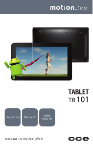 Manual CCE TR101 Motion Tab Tablet