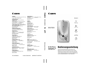 Bedienungsanleitung Canon IXUS i5 Digitalkamera