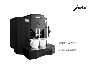 Handleiding Jura IMPRESSA XF50 Koffiezetapparaat