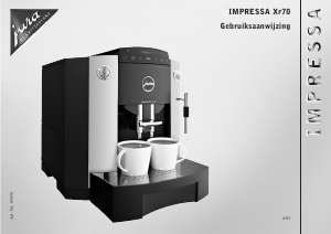 Bedienungsanleitung Jura IMPRESSA XF70 Kaffeemaschine