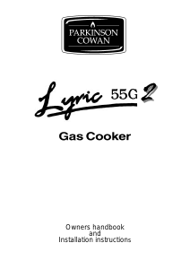 Manual Parkinson Cowan LYR55G2BN Lyric Range