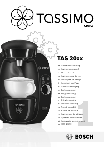 Manuale Bosch TAS2001 Tassimo Macchina da caffè