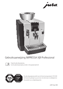 Bedienungsanleitung Jura IMPRESSA XJ9 Professional Kaffeemaschine