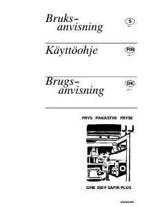 Käyttöohje Husqvarna GME350F Pakastin