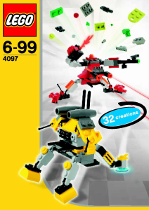 Manual de uso Lego set 4097 Creator Robots mini
