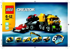 Bruksanvisning Lego set 4891 Creator Vägtransport
