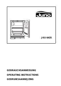 Manual Juno JKU6435 Refrigerator