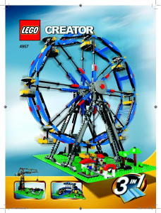 Brugsanvisning Lego set 4957 Creator Pariserhjul