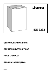 Manual Juno JKE3332 Refrigerator