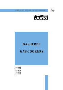 Manual Juno JGS1010 Range