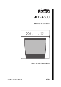 Bedienungsanleitung Juno JEB4600S Backofen