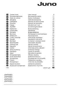 Käyttöohje Juno JDWF603E5 Liesituuletin