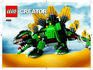 Käyttöohje Lego set 4998 Creator Stegosaurus
