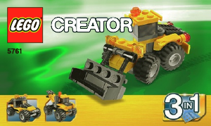 Handleiding Lego set 5761 Creator Mini graafmachine