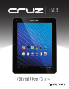 Manual Velocity Micro Cruz T508 Tablet