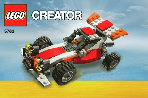 Handleiding Lego set 5763 Creator Duinracer